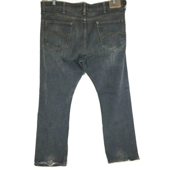 Wrangler Men's Slim Fit Straight Leg Black Jeans Size 38 X 30, Flex Dist… - Picture 3 of 9